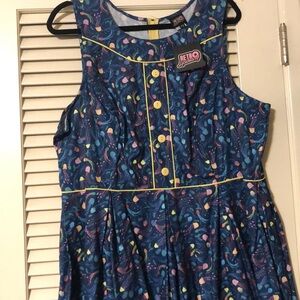 NWT Size 2x Retrolicious Jellyfish Print Dress